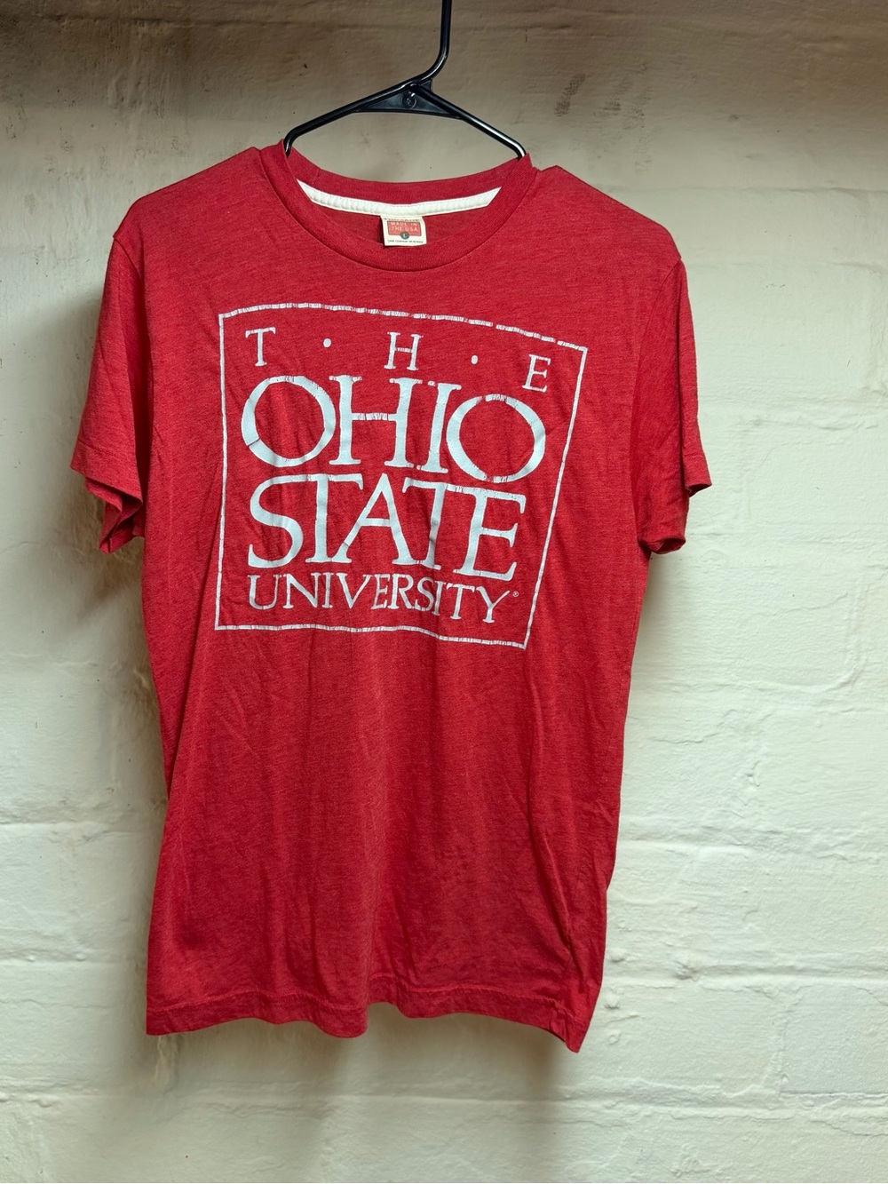 HOMAGE Red Ohio State University Graphic Short Sleeve Tee